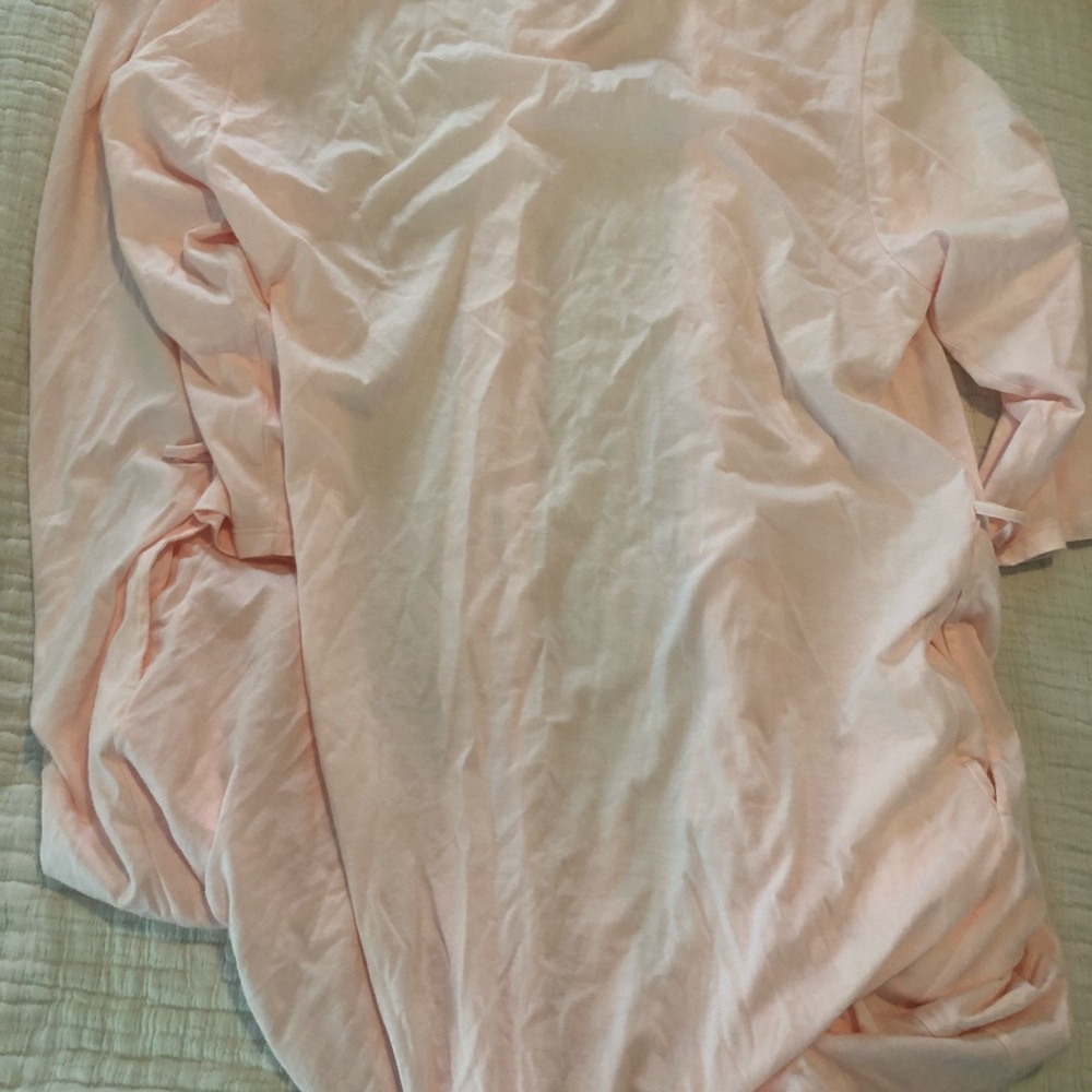 Cotn Women's Pink Ruffled Robe EUC 1966 - Picture 9 of 10